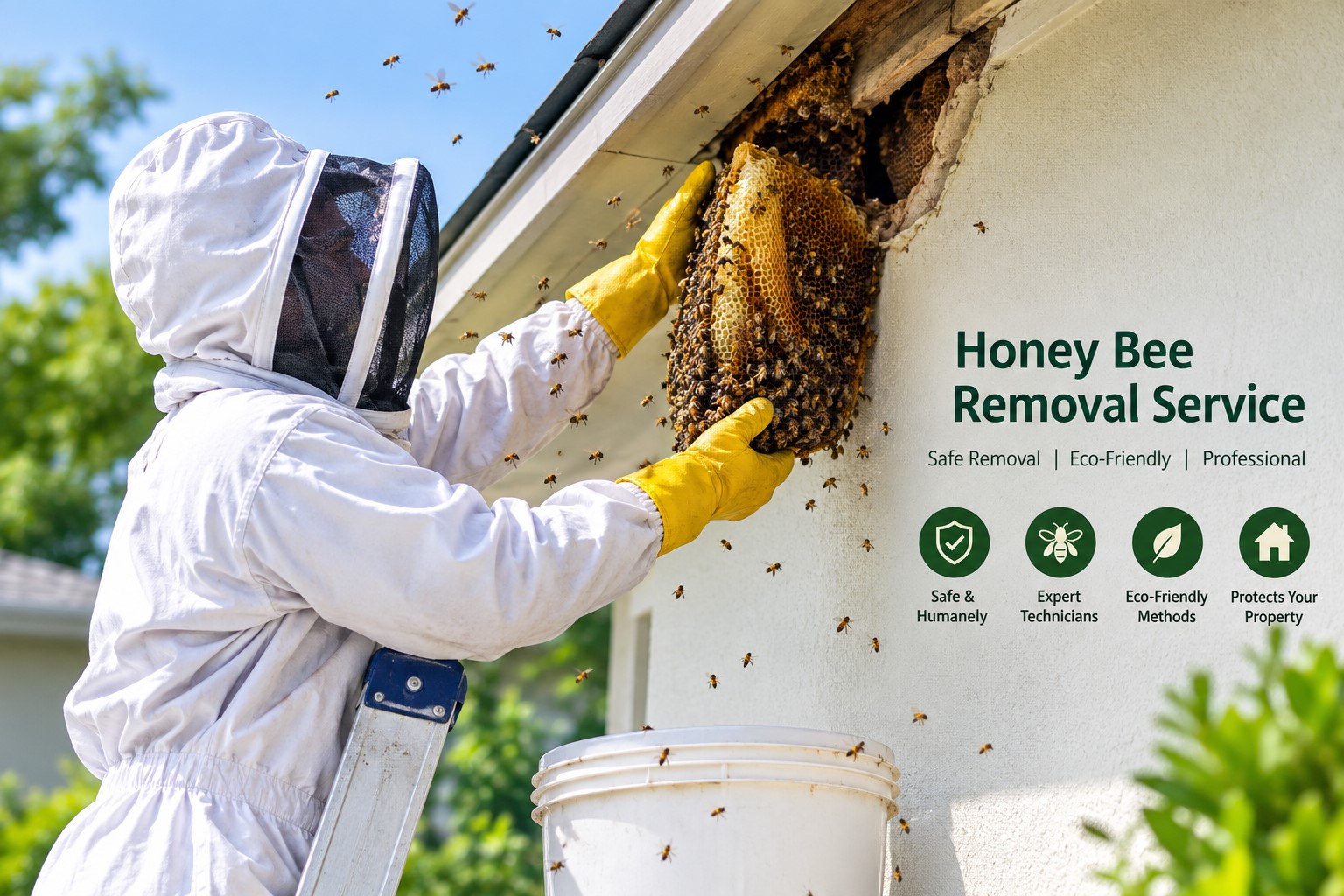 Safe Honey Bee Hive Removal and Relocation
