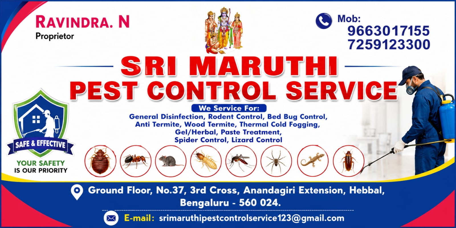 Professional Cockroach Control Treatment